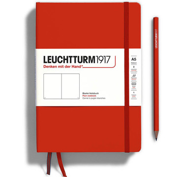 LEUCHTTURM1917 Medium A5 notitieboek Fox Red blanco