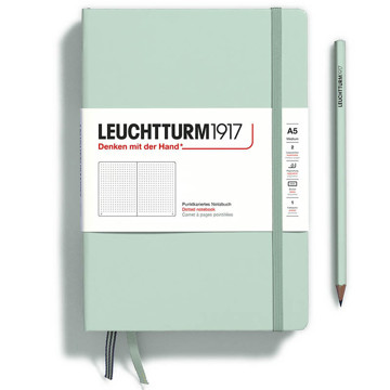 LEUCHTTURM1917 Medium A5 notitieboek Mint Green dotted