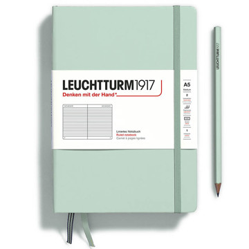 LEUCHTTURM1917 Medium A5 notitieboek Mint Green gelijnd