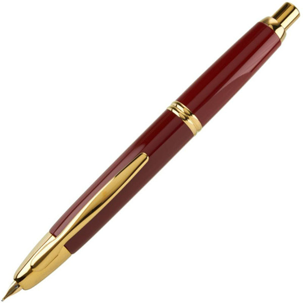 Pilot Capless Gold Trims Red vulpen