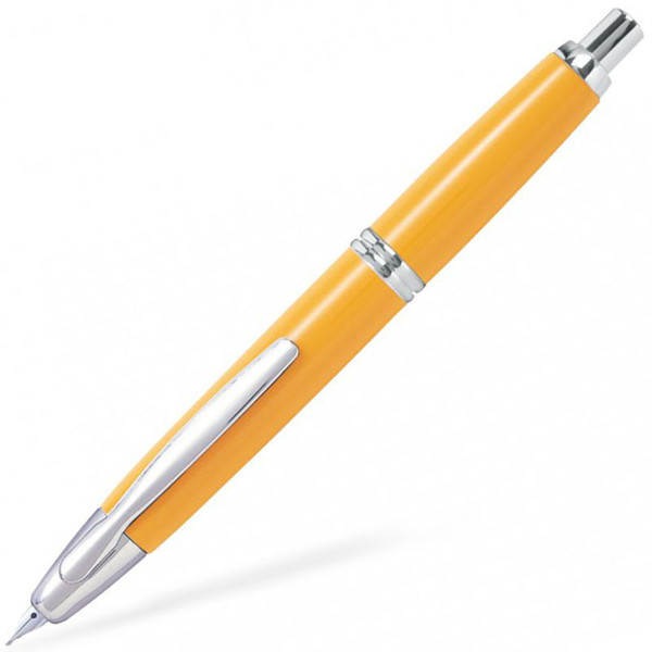 Pilot Capless Rhodium Trims Yellow vulpen