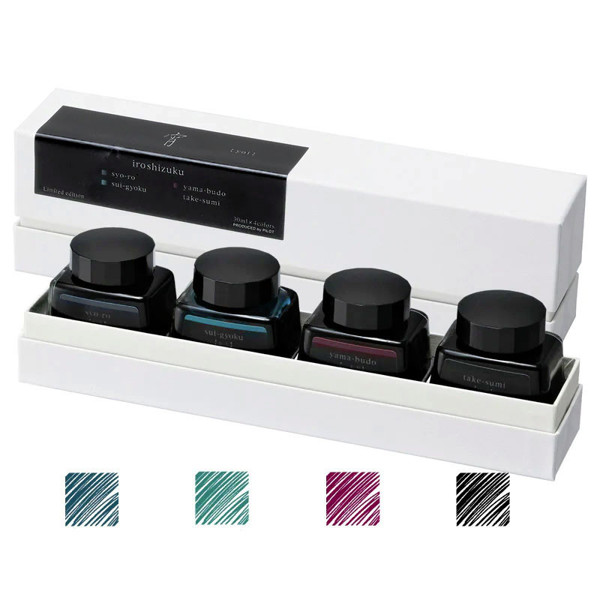 Pilot inktpot Iroshizuku **Limited Edition** Early Evening Yoi 4x30ml.