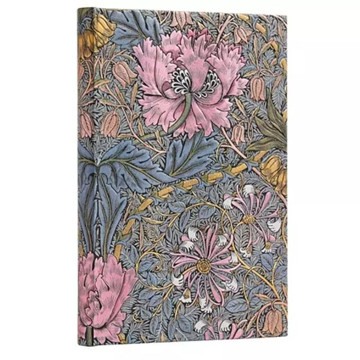 Paperblanks Morris Pink Honeysuckle Midi gelijnd