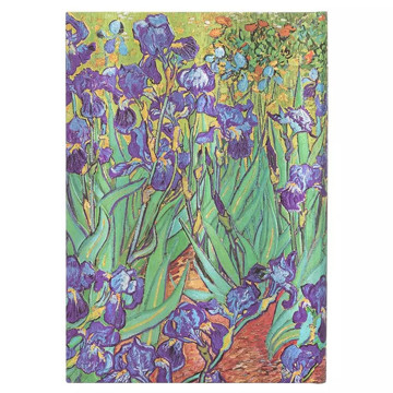 Paperblanks van Gogh's Irises Midi gelijnd