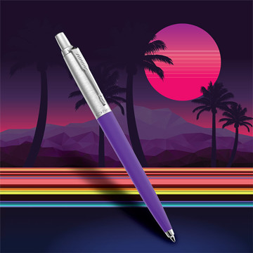 Parker Jotter Originals 80s Retrowave Purple & Orange balpen