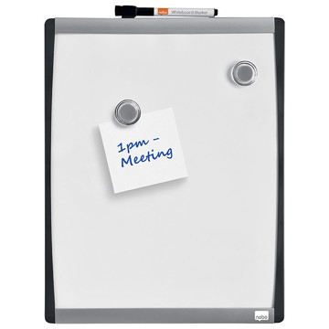 whiteboard Rexel gewelfd whiteboard 35x28cm wit