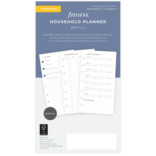 Filofax Personal Household Planner