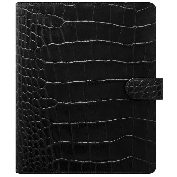 Filofax A5  Classic Croc Ebony