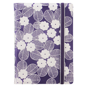 Filofax Notebook Pocket Impressions Purple & White