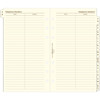 filofax Personal index A/Z 2-letters per blad cotton cream