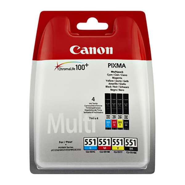 inktcartridge Canon CLI-551   multipack BK - C - M - Y