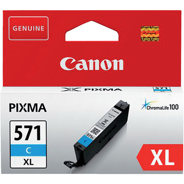 inktcartridge Canon CLI-571CXL HC cyaan