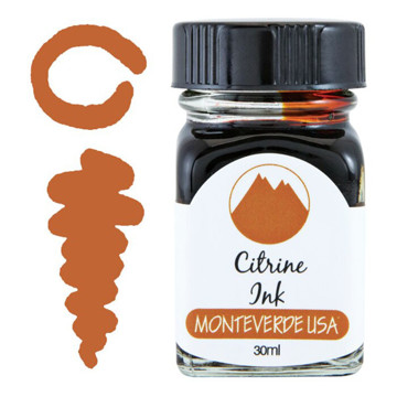 Monteverde inktpot Gemstone 30ml Citrine