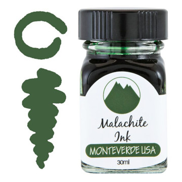 Monteverde inktpot Gemstone 30ml Malachite