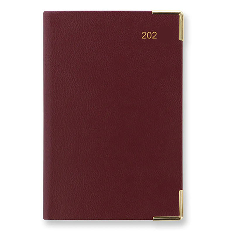 Letts of London agenda 2024 Classic Mini Pocket 7/2 Burgundy