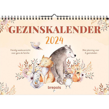 kalender Brepols 2024 Gezinskalender