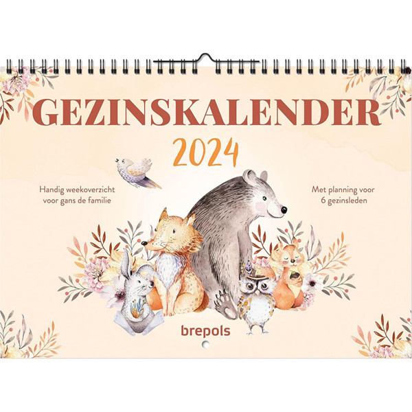 kalender Brepols 2024 Gezinskalender