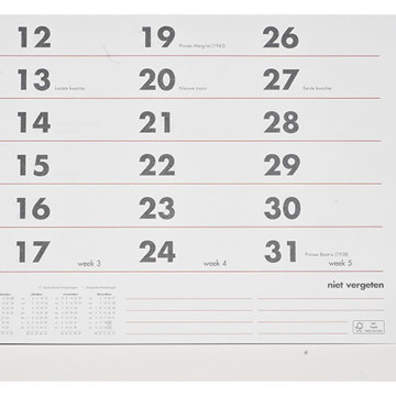 kalender Quantore 2022 maandkalender spiraal