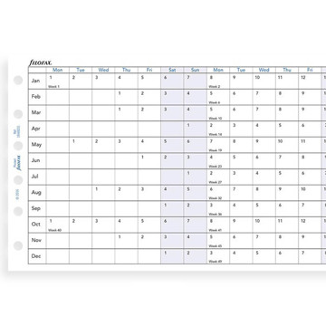 Afbeeldingen van Filofax Pocket jaarplanner horizontaal 2025