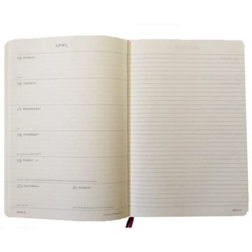 LEUCHTTURM1917 agenda Medium A5 Weekly Planner & Notebook Powder