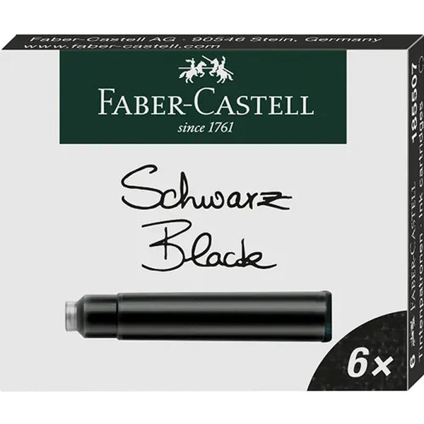 Faber-Castell inktpatronen Black