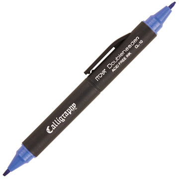 kalligrafiepen / viltstift Itoya 1.5 / 3.0mm blauw