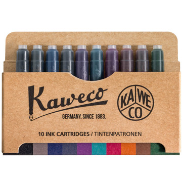 Kaweco inktpatronen 10 kleuren set 