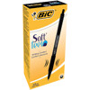 balpen BIC Soft Feel Clic Grip zwart - 12stuks 