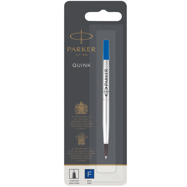 Parker rollerpenvulling blauw 0.5mm