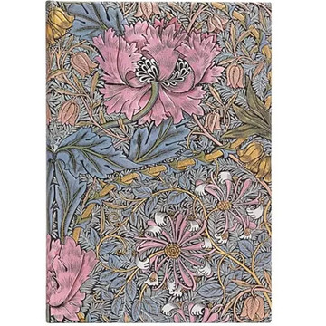 Paperblanks Morris Pink Honeysuckle Midi gelijnd