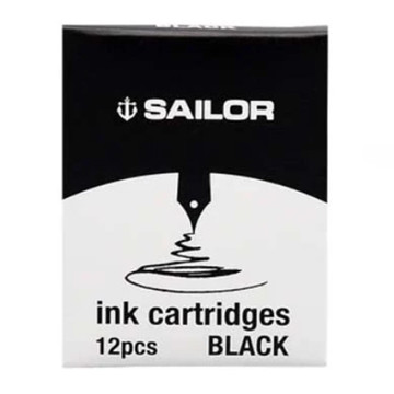 Sailor Jentle inktpatronen 12stuks black