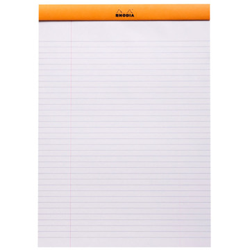 Rhodia notitieblok No.18 A4  gelijnd  wit papier