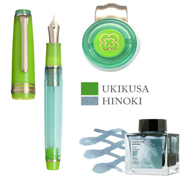 Sailor Pro Gear Slim Manyo GT 14K Grass vulpen