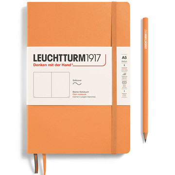 LEUCHTTURM1917 Medium A5 Softcover notitieboek Aprocot blanco