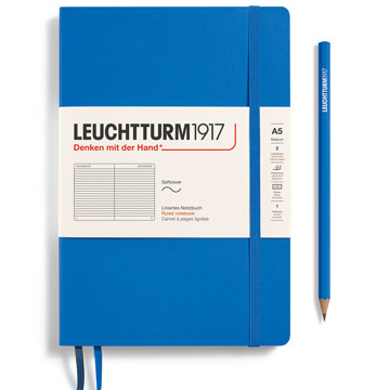 LEUCHTTURM1917 Medium A5 Softcover notitieboek Sky gelijnd