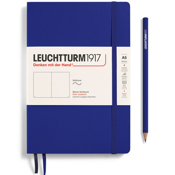 LEUCHTTURM1917 Medium A5 Softcover notitieboek Ink blanco