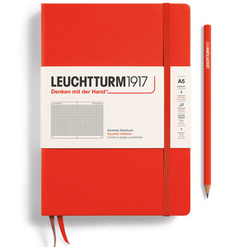 LEUCHTTURM1917 Medium A5 notitieboek Lobster geruit