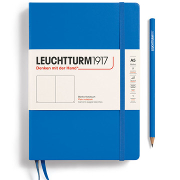 LEUCHTTURM1917 Medium A5 notitieboek Sky blanco