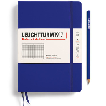 LEUCHTTURM1917 Medium A5 notitieboek Ink geruit