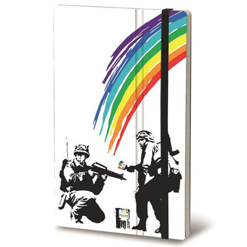 Stifflex notitieboek StiffleXible Art Collection Banksy