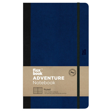 Flexbook Adventure notitieboek Royal Blue Large gelijnd