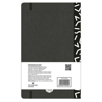 Flexbook Visions Notebook Black Medium gelijnd