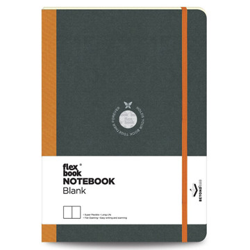 Flexbook Notebook Orange Large blanco