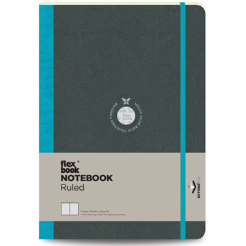 Flexbook Notebook Turquoise Large gelijnd