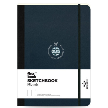 Flexbook Sketchbook Black A4+ blanco