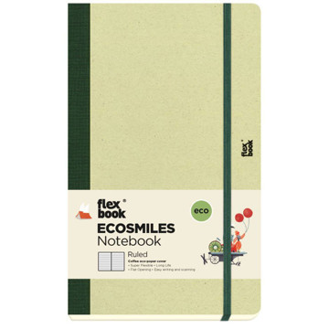 Flexbook Ecosmiles Medium Kiwi gelijnd