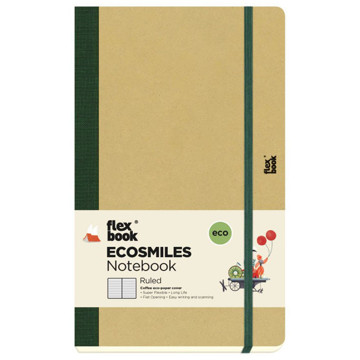 Flexbook Ecosmiles Medium Olive gelijnd