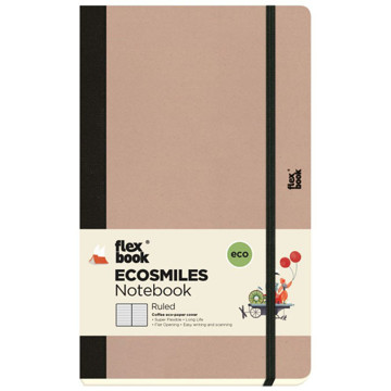 Flexbook Ecosmiles Medium Almond gelijnd