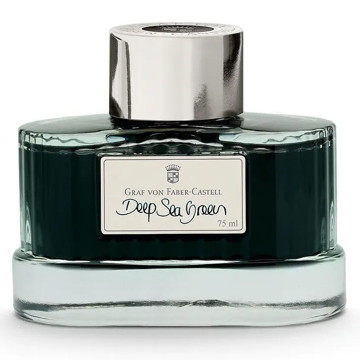 Graf von Faber-Castell inktpot 75ml Deep Sea Green