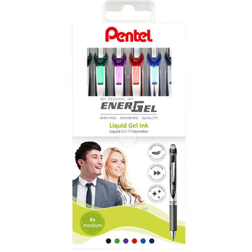 rollerpen Pentel Energel BL77 - 0.35mm - 6 kleuren